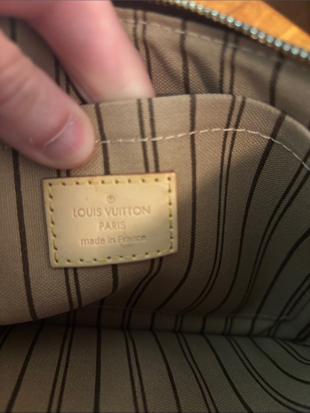 Louis Vuitton Monogram Canvas Wristlet in Brown and Tan - Picture 2 of 5